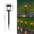 Solar Outdoor Lights, 12 Pack Solar Pathway Lights Waterproof, Landscape Lighting for Path Walkway Lawn Garden Yard Outside Décor, Black