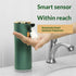 Foaming Soap Dispenser - 10oz/300ml Rechargeable, Touchless Hands Free for Bathroom and Kitchen（Green）