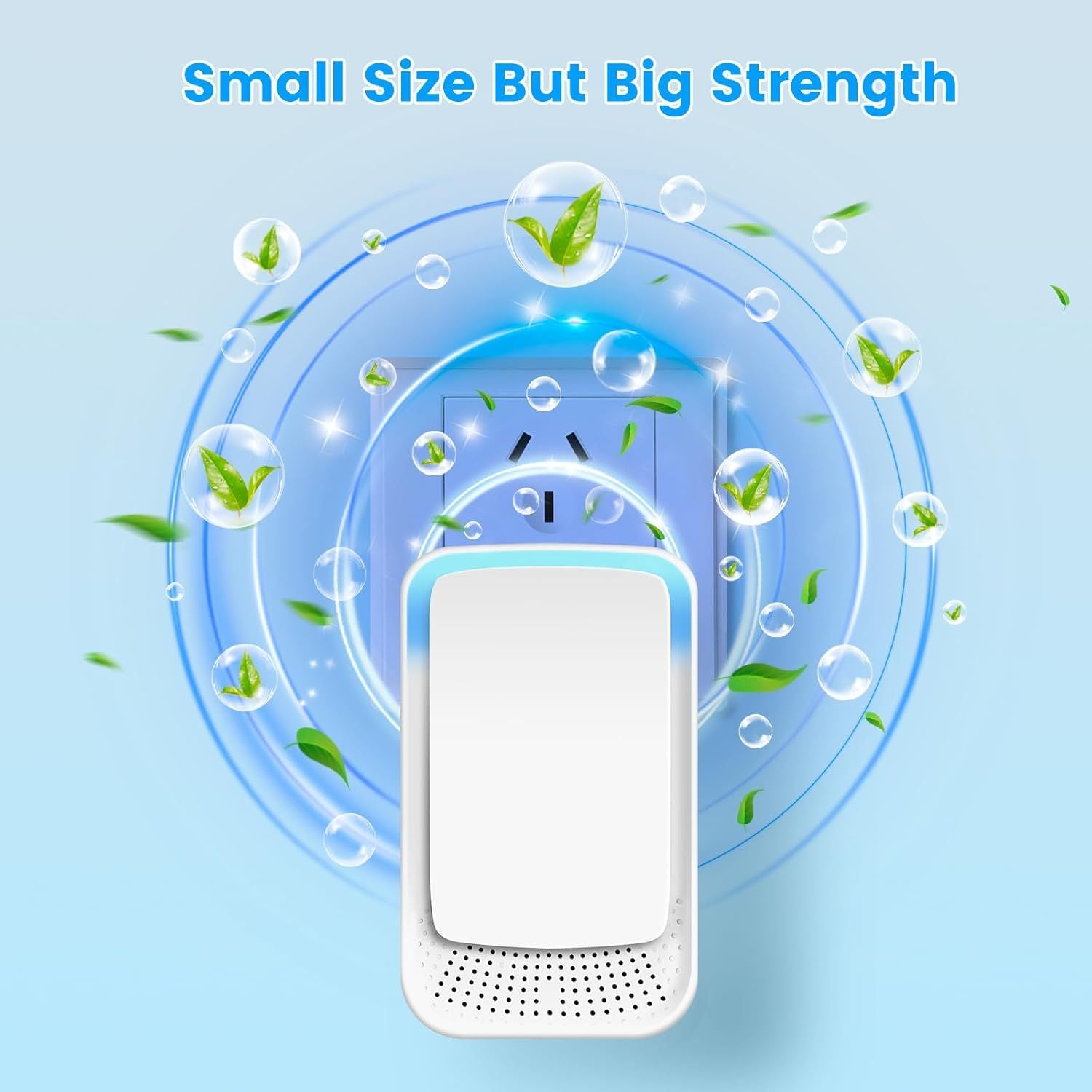 4Pack Plug In Air Purifier for Home Mini Ionic Air Purifier for Small Room Quiet Working Air Ionizers for Home,Office, Bedroom,Living Room,Portable Air Freshener for Odor,Pets Smell