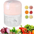 Electric Food Chopper, Mini Garlic Chopper 250ml Kitchen Food Processor and Blender USB Charging Wireless Electric Garlic Chopper, Pink