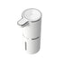 Automatic Foaming Soap Dispenser - Hand Free Pump Touchless Soap Dispenser Electric Dispenser with 380ml, USB Rechargeable 4levels Adjustable Dispenser for Bathroom Kitchen（White foam version）