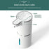 Automatic Foaming Soap Dispenser - Hand Free Pump Touchless Soap Dispenser Electric Dispenser with 380ml, USB Rechargeable 4levels Adjustable Dispenser for Bathroom Kitchen（White foam version）