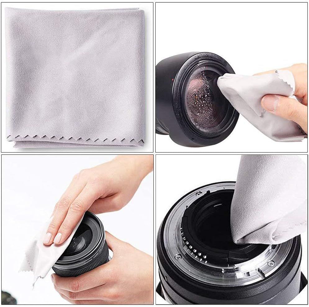 Professional Camera Cleaning Kit, Sensor Cleaning Kit with Air Blower Cleaning Pen Cleaning Cloth for Most Cameras Mobile Phone Laptop, for Camera/Optical Lens and Digital SLR Cameras