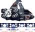 LED Headlamp Flashlight, 4 Modes Adjustable Zoomable Focusing Headlight, Ultra Bright 5 Head Light with Rechargeable Batteries, IPX-5 Waterproof for Night Camping Fishing
