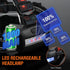 LED Rechargeable Headlamp,Super Bright Head Lamp Flashlight,Battery Powered 4 Modes IPX4 Waterproof Headlamps for Adults Kids Outdoor Hunting Hiking Camping Fishing Running