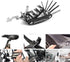 Bike Repair Tool Kit Portable, 16 in 1 Bicycle Multitool with Tire Levers Hex Spoke Wrench for Road Mountain Bikes Cycling Maintenance, 27 Pieces