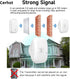 US Plug Self Powered Wireless Doorbell No Battery 100M Distance 38 Songs Door bell Button Outdoor Doorbell Wireless Waterproof for Home School Office (US White 1V1 A)