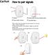 US Plug Self Powered Wireless Doorbell No Battery 100M Distance 38 Songs Door bell Button Outdoor Doorbell Wireless Waterproof for Home School Office (US White 1V1 A)