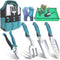 Set of manual gardening tools, aluminum gardening equipment, garden tool