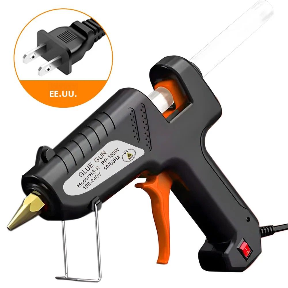 150W Industrial Grade Electric Glue Gun for DIY Home Use, Furniture Repairs and Crafts