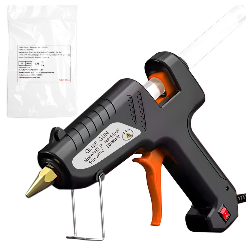 150W Industrial Grade Electric Glue Gun for DIY Home Use, Furniture Repairs and Crafts