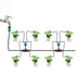 Drip Irrigation Kit for Garden and Patio with 4 Paths and 8L Automatic for Potted Plants and Green Plastic Lawn for Indoor and Outdoor Use
