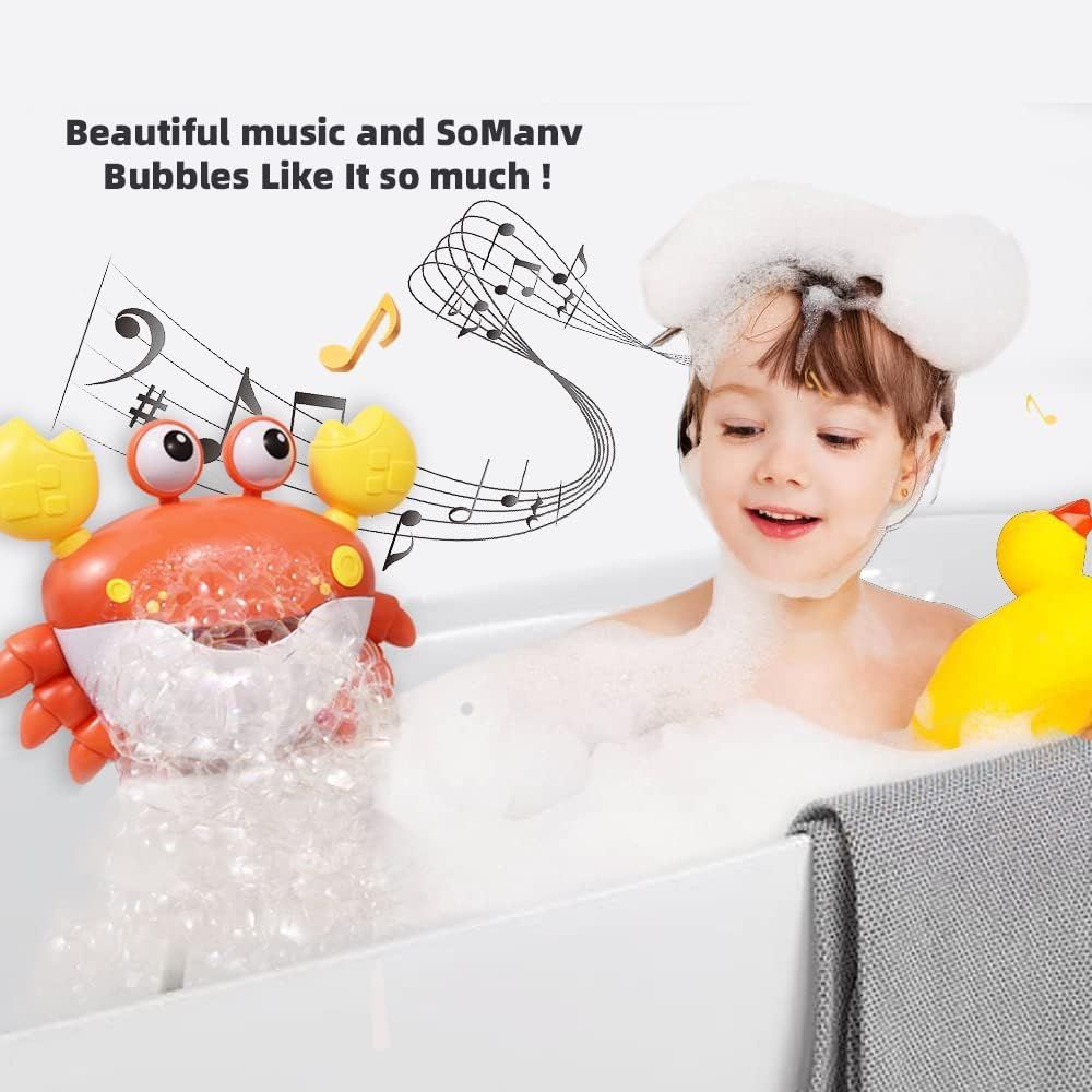 Bubble Bath Toy for Toddlers - Automatic Bubble Maker Songs - Sing-Along Bath Bubble Machine for Baby, Toddler and Kids