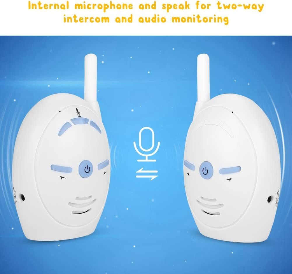 Wireless Digital Audio Baby Monitor Two-Way Talk Intercom 250m Range