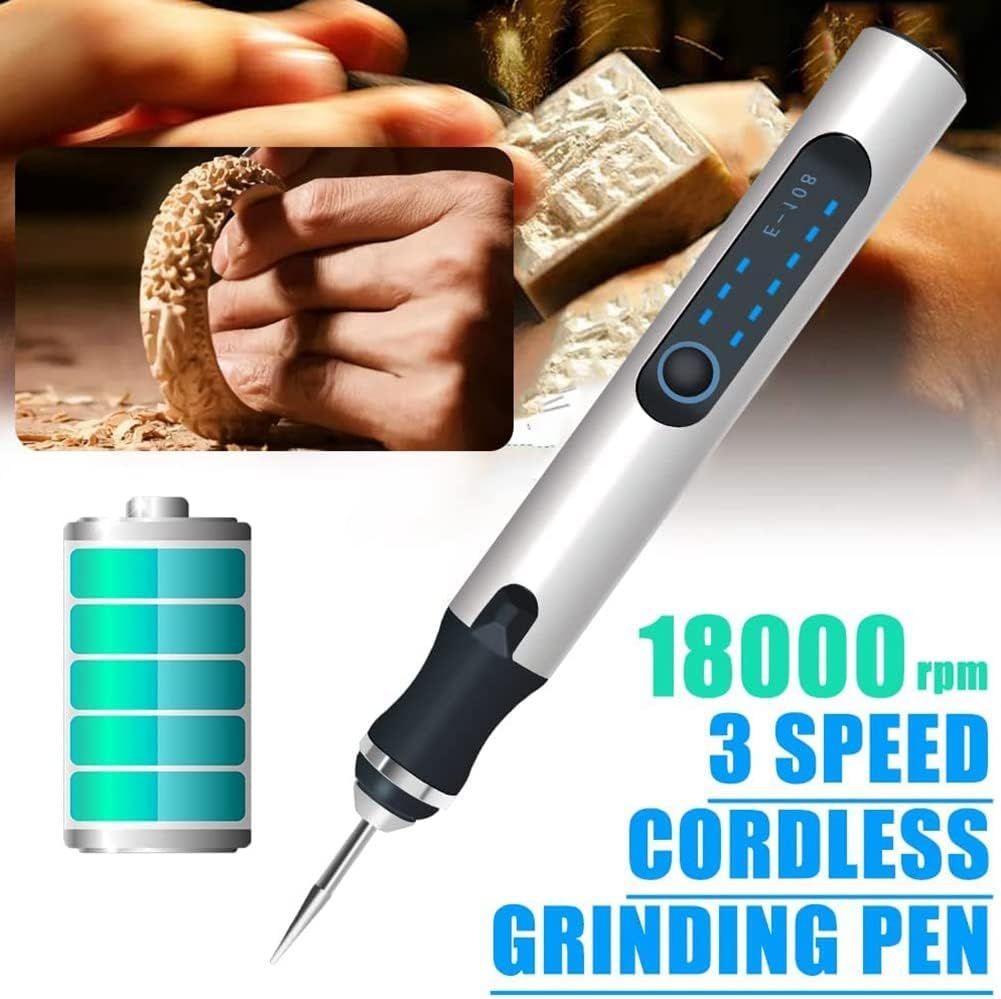 USB Rechargable Engraving Pen,Mini Electric Engraver Etching Machines Cordless Rotary Tools Engraved Jewelry Glass Stone Metal