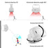 Wireless Door Chime with Motion Sensor Doorbell Chimes for Business When Entering,Door Buzzer Alarms Ringer When Door Opens