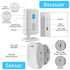 Wireless Door Chime with Motion Sensor Doorbell Chimes for Business When Entering,Door Buzzer Alarms Ringer When Door Opens