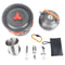 Camping Cookware Mess Kit, Backpacking Camping Pot+Pan Set, Lightweight and Compact Cookware for Hiking