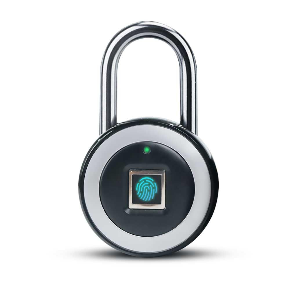 Fingerprint Padlock, Keyless Smart Fingerprint Lock for School Locker , 5000 N High Tensile Strength