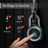 Fingerprint Padlock, Keyless Smart Fingerprint Lock for School Locker , 5000 N High Tensile Strength