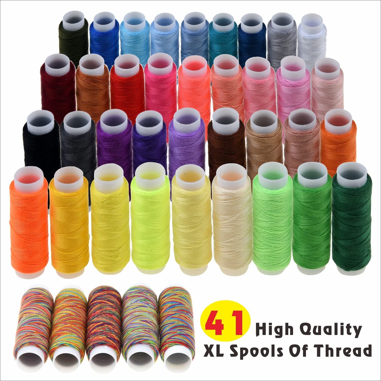 Sewing Kit, 226 Premium Sewing Supplies, 41 XL Thread Spools, Suitable for Traveller, Adults, Kids, Beginner, Emergency