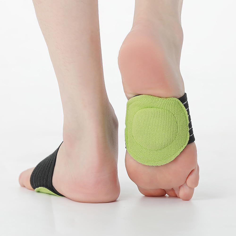 Arch Support with Footpad [Upgraded Non-Slip Unisex Wearable], for Plantar Fasciitis Relief & Flat Feet Supportd - Ideal for Shoes