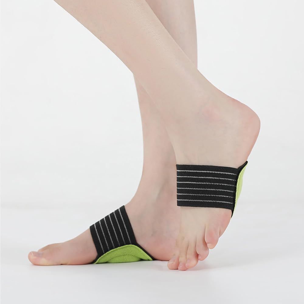 Arch Support with Footpad [Upgraded Non-Slip Unisex Wearable], for Plantar Fasciitis Relief & Flat Feet Supportd - Ideal for Shoes