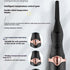 Black Heated Electric Eyelash Curler - Mini Portable Electric Eyelash Curler USB Rechargeable, Quick 10-Second Heating