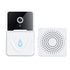 White Smart Video Wireless Camera Doorbell, 3 in 1 Doorbell, Surveillance, Video, HD Night Vision Home Smart Security Doorbell