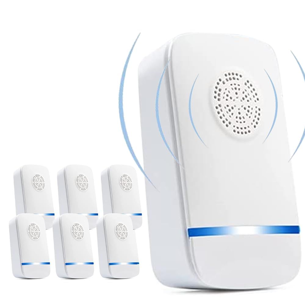 Ultrasonic Pest Repeller Indoor, Pest Repellent Ultrasonic Plug in, Insect Rodent Repellent Ultrasonic plug in, 6 Pack