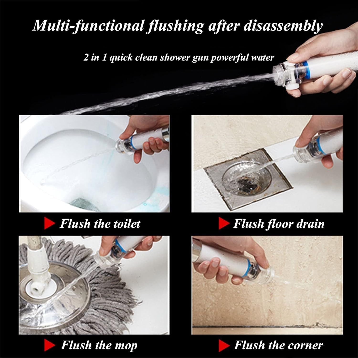 Shower Head,Handheld Shower Shower Head High-Pressure Filter Handheld Showe Enhanced Water Pressure