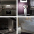 Under Cabinet Lights, 10-led Wireless Motion Sensing Stick-on Anywhere Step LED Light Bar with Magnetic Strip, Pure White
