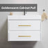 (4-Pack) Cabinet Handles 8.6" Satin Gold Cabinet Pulls Handles for Cabinets and Drawers Cabinet Hardware Dresser