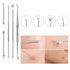 Pimple Popper Tool Kit, 9 PCS Blackhead Remover Tools with Tweezers, 16-Heads Professional Acne Zit Pimple Popper Extraction Tool