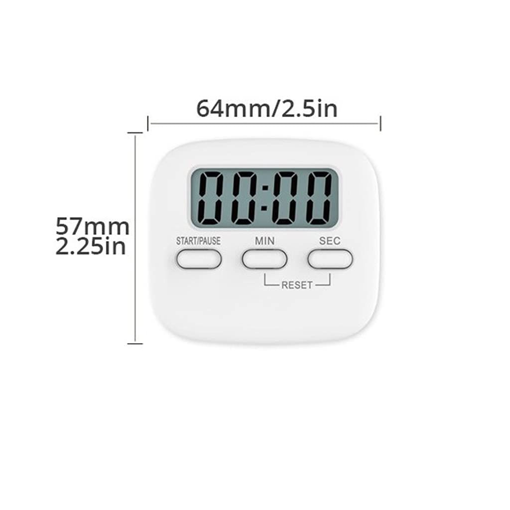 Large LCD Digital Kitchen Countdown Timer Stopwatch Alarm with Stand Kitchen Timer Practical Cooking Alarm Clock