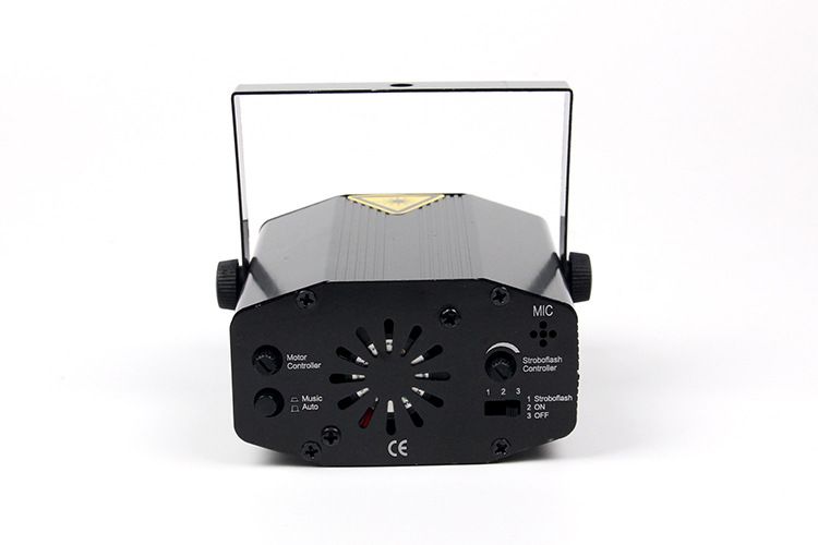 Party lights Strobe Stage Lights Disco DJ Lights Sound Activated with Remote Control Projection Effect for Karaoke KTV
