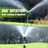 Rotating Tripod Sprinkler, Water Sprinkler for Lawn, Tripod Sprinklers for Yard Large Area Watering,