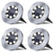 Solar Ground Lights, Waterproof Garden Upgraded Outdoor Bright in-Ground Landscape Lights for Pathway,Yard (4 Pack White Light)