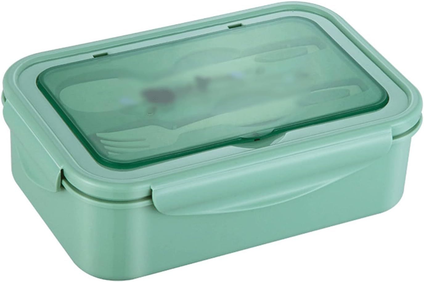 Bento Boxes for Adults - Bento Lunch Box For Kids Childrens With Spoon & Fork - Durable Perfect Size for On-the-Go Meal, BPA-Free