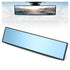 Universal Rear view Mirror Panoramic Wide Angle curved Rearview Mirror to expand view reduce Blind Spots Blue Anti-Glare