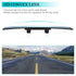 Universal Rear view Mirror Panoramic Wide Angle curved Rearview Mirror to expand view reduce Blind Spots Blue Anti-Glare