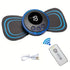 Foot Back and Neck Massager with 8 Modes, Small, for Pain Relief for Home Travel Fitness Room （1 Host 1 Pads）