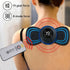 Foot Back and Neck Massager with 8 Modes, Small, for Pain Relief for Home Travel Fitness Room （1 Host 1 Pads）