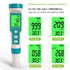 7 in 1 Salinity/Temp Meter0.01 Resolution High Accuracy Water Tester,  for Water Household Drinking, Swimming Pool