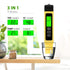 Meter Digital Water Quality Tester, Temperature & Conductivity Meter 3 in 1,  Digital Water Hardness Testers for Drinking Water