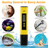 for Household Drinking, Pool and Aquarium Digital Tester Pen Accuracy Pocket Size with Measurement Range for Household Drinking