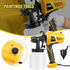 Paint Sprayer, Spray Gun with Cleaning & Blowing Joints,  3 Patterns, Easy to Clean, for Furniture, Garden Chairs etc.