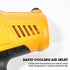 Paint Sprayer, Spray Gun with Cleaning & Blowing Joints,  3 Patterns, Easy to Clean, for Furniture, Garden Chairs etc.