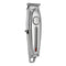 Hair Clipper Trimmer, Metal Hair Clipper Professional Hair Trimmer USB Rechargeable Barber Shop Electric Men' s (Color : Silver)