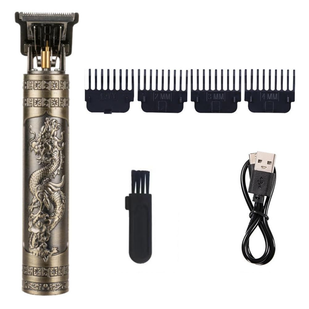 Hair Clippers for Men, Professional Hair Trimmer Cordless Zero Gapped T-Blade Trimmer Rechargeable Beard Trimmer, Mens Gifts
